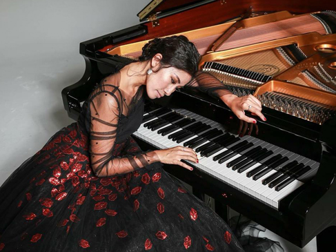 Women playing piano